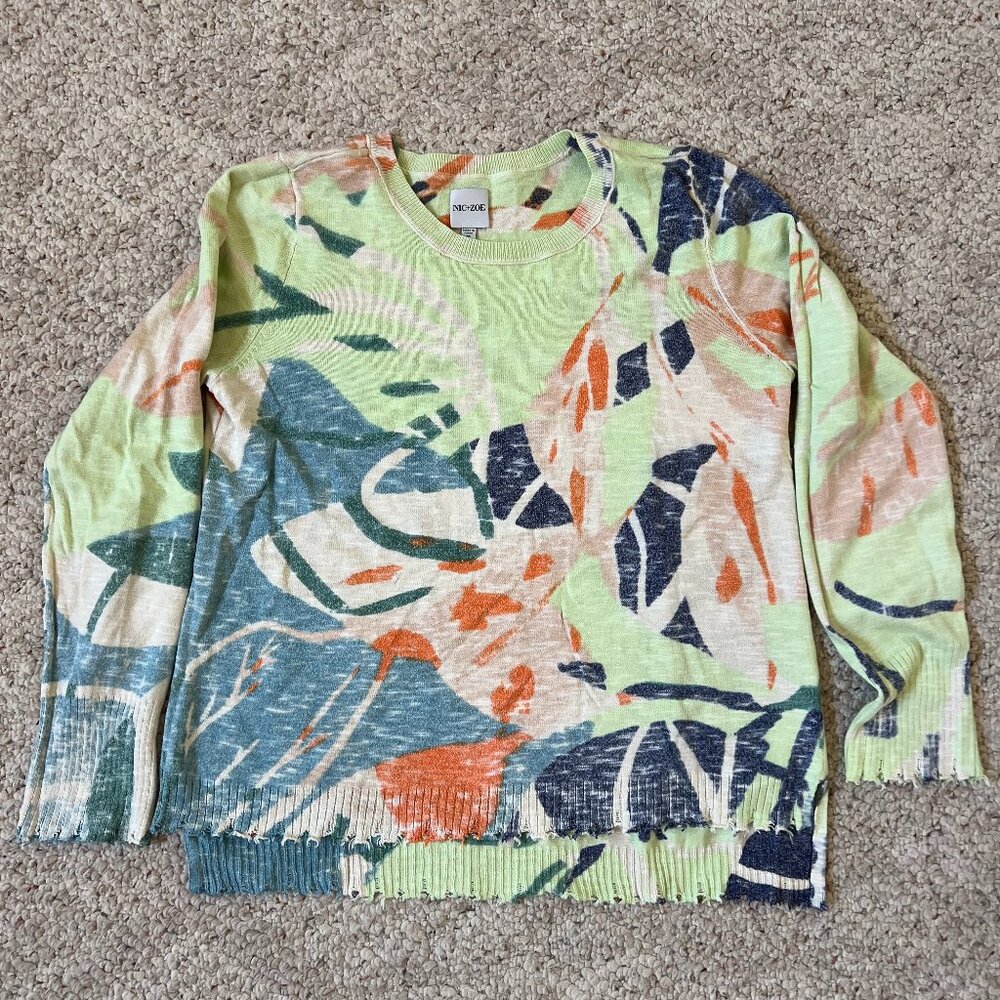 NIC+ZOE | Cotton Blend Sweater | Size M